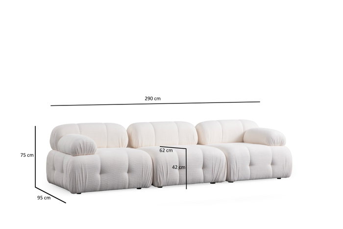 Atelier Del Sofa Petite 3 - Blanco